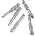 Pikkukuva 5 / 5: 5 kpl set 50 mm 1/4" magneettiruuvitaltan kärjet kuusiovarsi U-muotoinen pää