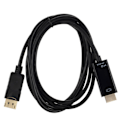 Miniatyrbild 1 av 5: Kabeladapter Enkelriktad displayport till kompatibel HDMI-kabel för monitorprojektor Black