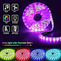 Miniatyrbillede 4 af 5: 50ft LED-lys til soveværelse, app-kontrol Musiksynkronisering Farveskiftende LED-lysstrimler Led-strip-lys med fjernbetjening til boligindretning