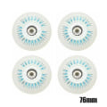 Miniatyrbilde 3 av 3: 4stk Flash Inline Skate Wheels 90a Led Lighting Skating Wheels 80 76 72 68