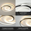 Miniatyrbild 3 av 5: 46W 42cm Modern LED-taklampa, dimbar rund taklampa för vardagsrummet