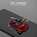 Miniatyrbild 5 av 5: Universal 360-graders roterbar magnetisk telefonringhållare