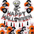 Miniatyrbillede 1 af 2: Halloween Aluminiumsfolie Spoof Tricky Skull Festdekoration Aluminiumsfolie Orname