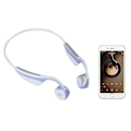 Pikkukuva 2 / 5: Bone Conduction -kuulokkeet Open Ear -langattomat kuulokkeet, joissa Bluetooth valkoinen white