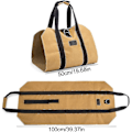 Miniatyrbillede 2 af 5: Log Carrier Bag Heavy Duty vandafvisende brænde Log Tote Bag Carrier