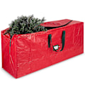 Miniatyrbild 1 av 5: Hhcx-large Christmas Tree Storage Bag - Fits Up To 9 Ft Tall Holiday Artificial Disassembled Trees With Durable Reinforced Handles & Dual Zipper - Wat red 135*34*68cm