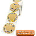 Pikkukuva 4 / 5: 500 kpl voimapaperitarrat, itseliimautuvat tarrat 5 cm, tukospurkkitarrat Type 2