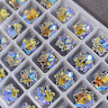 Miniatyrbillede 2 af 3: Gör-det-själv hantverk glänsande platt rygg glas Kristallstenar Set Juveler Nageldekorera