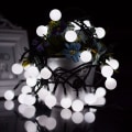 Miniatyrbild 2 av 5: Solar Globe Ball 5m/7m Led String S Fy Girlander För Bröllop Utomhus En Rat Changeable 7meter-50led
