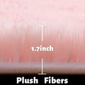 Miniatyrbilde 5 av 5: Blush Round Teppe For Soverom, LUN Circle Teppe 4'x4' For