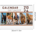 Miniatyrbild 4 av 5: Den nya Cat Balls Calendar 2024, Funny Cat Butthole Calendar 12-månaders Cat Balls Calendar, New Funny Cat Ball Wall Calendar 2024, Julklapp