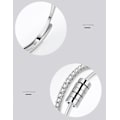 Miniatyrbild 2 av 5: Den nya Antistressring justerbar Silver nr. 18