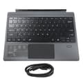Ultratynt oppladbart Bluetooth-tastatur for Surface Pro 7/7+/6/5/4/3 med pekeplate