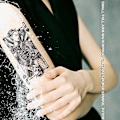 Miniatyrbild 4 av 5: Liten Full Arm Totem Symbol Vattentät Tatuering Sticker Mode Vackert