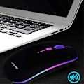 Pikkukuva 5 / 5: Langaton kannettava mobiilihiiri Optiset hiiret Rgb-LED-valolla