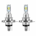 Miniatyrbilde 1 av 4: 2stk H1 H3 H4 H7 H8/h11 9005 9006 6000k Super White Csp Led Headlight Bulb Kit H1 White