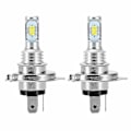 Miniatyrbillede 1 af 4: 2 stk H1 H3 H4 H7 H8/h11 9005 9006 6000k Super White Csp Led Forlygte pæresæt H1 White