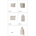 Miniatyrbild 3 av 5: 8 set kompressionspackningskuber för resor, ultralätta packningsorganisatorer för bagage resväska och ryggsäck BEIGE STYLE 2