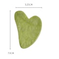 Pikkukuva 1 / 5: Natural Gua Sha Kit kasvoille Guasha sieni jade kivi hieronta kampatyökalut vartaloakupunktio stick Kauneus terveys guassi kaavin Package 3