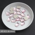 Miniatyrbilde 1 av 5: Engros lys rosa multistil flat rygg spiker Rhinestone spesialformede krystaller Nail Art Stones 3d personlig dekorasjon 26-100pcs