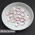 Miniatyrbillede 1 af 5: Engros lys pink multi stil flad ryg negl Rhinestone specialformede krystaller neglekunst sten 3d personlig dekoration 26-100pcs