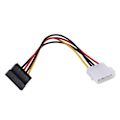 Pikkukuva 5 / 5: Sata Power naaras - Molex-urossovitinmuunninkaapeli, 6 tuumaa color as shown