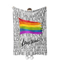 Pikkukuva 4 / 5: Printed peitto tukkukauppa päiväpeitto Toimistopeitto Flanelli Rainbow ilmastointipeite 1 130*150cm