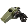 Miniatyrbild 4 av 5: 2-pack utomhus whistle kompass termometer 3 i 1 visselpipa överlevnad visselpipa fältträning överlevnadsverktyg