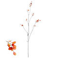 Miniatyrbillede 1 af 5: Simulerede ahornblade, røde ahornblade, grønne ahornblade, lange grene, vægmonterede ahornblade, bløde blomsterarrangementer, bryllupslandskab, red