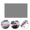 Miniatyrbillede 5 af 5: Dobbelt-lags Lazy Shawl Tæppe Fugtabsorption Opvarmning Varmt Tæppe Kontor Hjem Fritid Multi-purpose Nap Enkelt tæppe grey and white 100x140cm