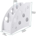 Miniatyrbild 2 av 5: 4 Grid Desktop Multifunktion Fjärrkontroll Förvaringsbox (vit) 1 Styck