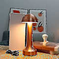Miniatyrbilde 3 av 4: Touch Sensor Bar Opplastingsbare bordlamper (gyllen) Bronze A