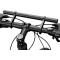 Miniatyrbild 5 av 5: 20 Cm Handlebar Extender Bicycle Aluminum Alloy Bracket Double Handlebar Extension Mount Holder red