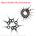 Miniatyrbilde 5 av 5: 73 stk Set Pin Ejector Wire Kit Extractor Auto Terminal Removal Connector Black
