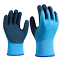 Miniatyrbillede 1 af 4: Vandtætte vinterarbejdshandsker Grip Udendørs Have Ice Snow Cold Multi-purpose M Blue