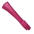 Miniatyrbillede 1 af 4: Kvinder Simuleringshandsker Læder Silkeagtig Foring Lang Over Albue 50cm Hvid S L Pink L Pink