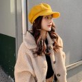 Miniatyrbilde 3 av 5: Stilig Beret Hat Ull Kvinner Spleising Vintage Beanie Gatsby Bakerboy Octagonal