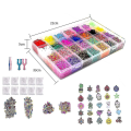 Miniatyrbillede 5 af 5: 10000+ Creative Loom Twist Gummibånd Smykkefremstillingssæt