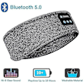 Pikkukuva 1 / 4: 3 in 1 Bluetooth Sleeping Kuulokkeet Urheilupääpanta Ohut Pehmeä Joustava Mukava Langaton Musiikkikuulokkeet Sivuun Sleeping Silmänaamari Grey