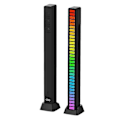 Miniatyrbillede 2 af 4: Led Atmosphere Strip Lights Bar Music Sync Pickup Rhythm Ambient Usb Lampe Vit