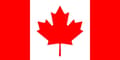 【BQ】Canadisk flag, hvid Hvid White Canada