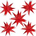 Pikkukuva 1 / 4: 50 kpl 12 pisteen foliokartioilmapallot Starburst Cone Mylar -ilmapallot