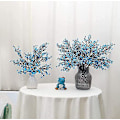Miniatyrbillede 4 af 5: Gypsophila Artificial Blooms Blomster Bush Kunstig Silke Silica, blå blue