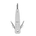 Miniatyrbillede 1 af 5: Til Rj11 Rj12 Rj45 Cat5 -1 Netværkskabel Trådskæringsværktøj Punch Down Impact Tool white