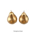 Miniatyrbild 3 av 4: 1/2/3/5 2st kemiskt simulerade frukter för heminredning - Golden pear 1 Pc