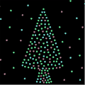 Miniatyrbillede 4 af 5: 100 stk 3d Stars Glow In Dark Luminous Wall