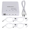 4-i-1 Drönarbatteriladdare USB-adapter för DJI Mini 2 100-240V kontakt