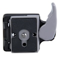Miniatyrbillede 4 af 4: Sort Camera 323 Quick Release Adapter Med Manfrotto 200PL-14 Compat plade