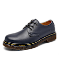 Miniatyrbillede 4 af 4: Mænd Oxfords ægte læderkjolesko Brogue snørebånd Herre fritidssko størrelse 45