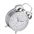 Miniatyrbild 4 av 4: 3 tums metallklocka väckarklocka Creative retro väckarklocka Mute Luminous Clock